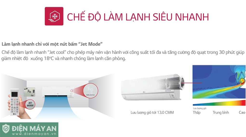 Điều Hòa LG Inverter 18.000 BTU 1 Chiều IEC18G1 - Model  2025